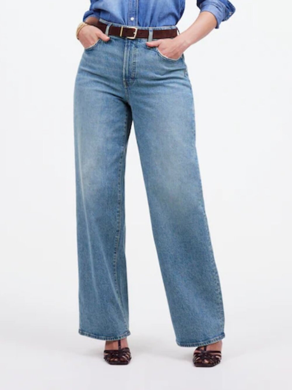Madewell Curvy Perfect Vintage Wide Leg Jeans, 26